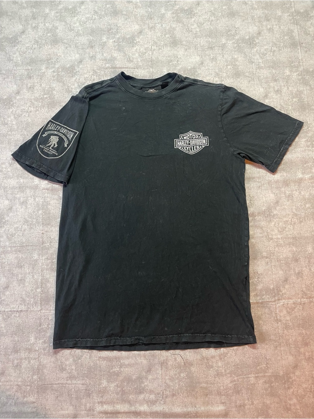 Harley-Davidson Black Short Sleeve Logo T-Shirt